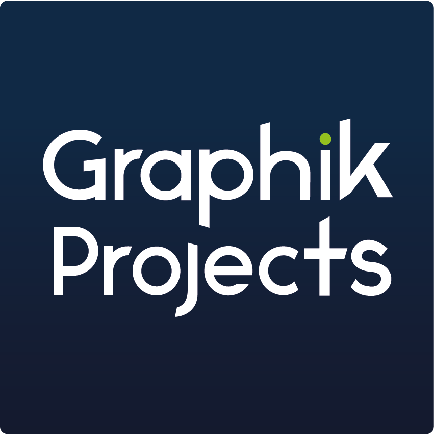 Nouveau logo GRAPHIK PROJECTS studio de création graphique