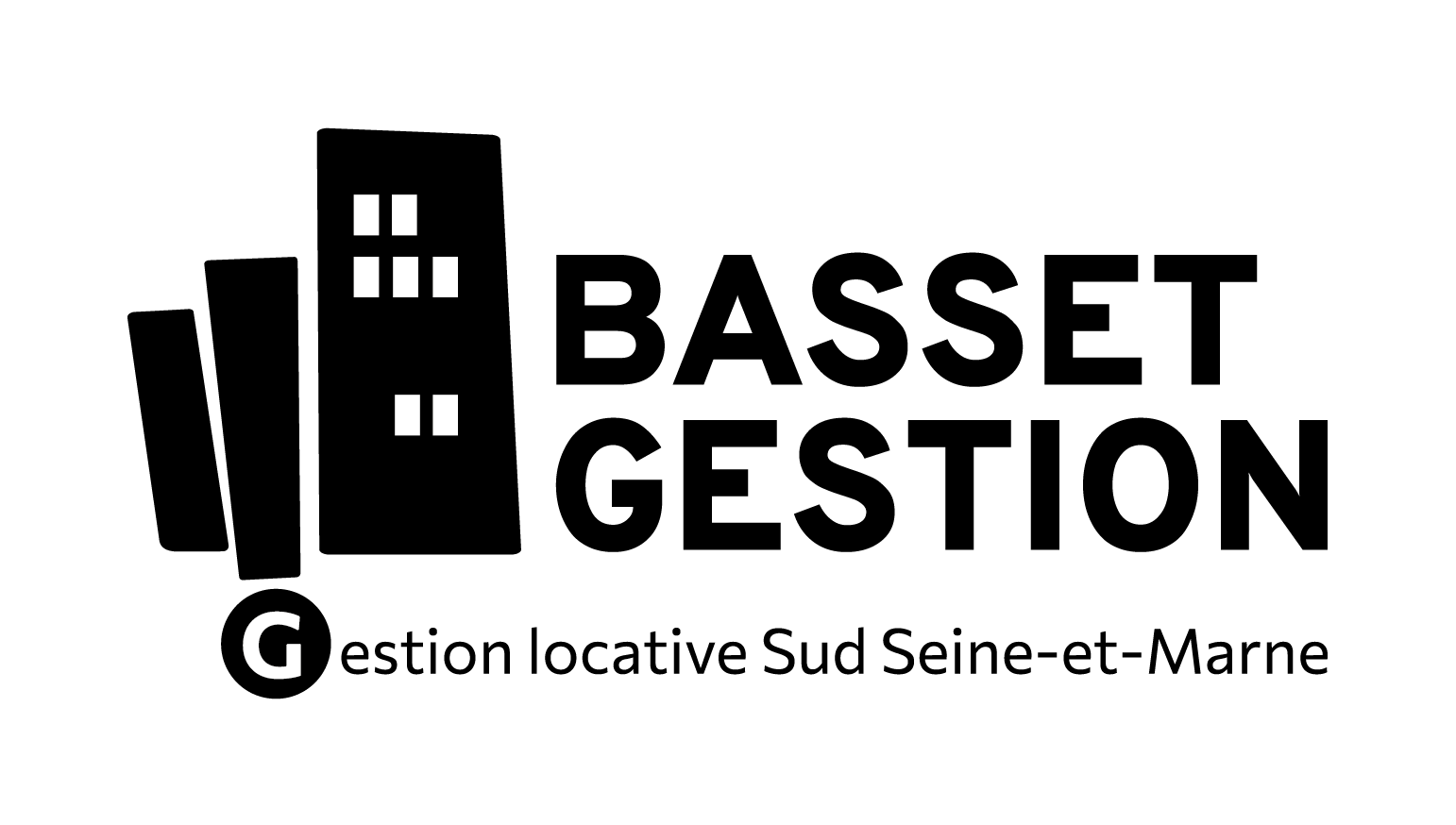 Logo en noir de Basset Gestion locative