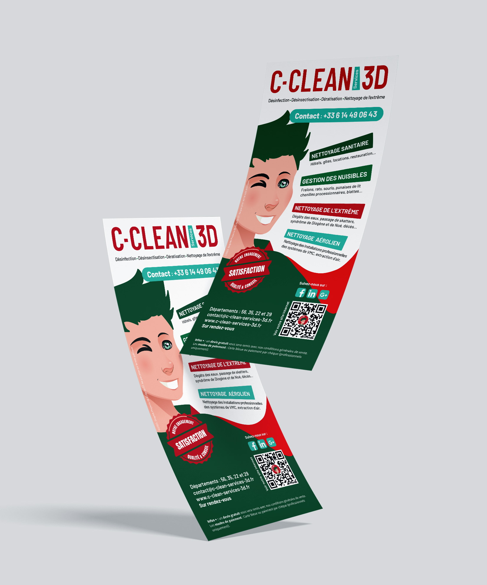 C-Clean Services 3D - Flyers