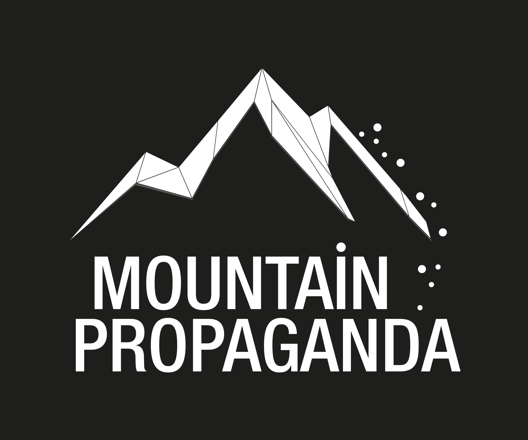 Mountain Propaganda - Logo blanc