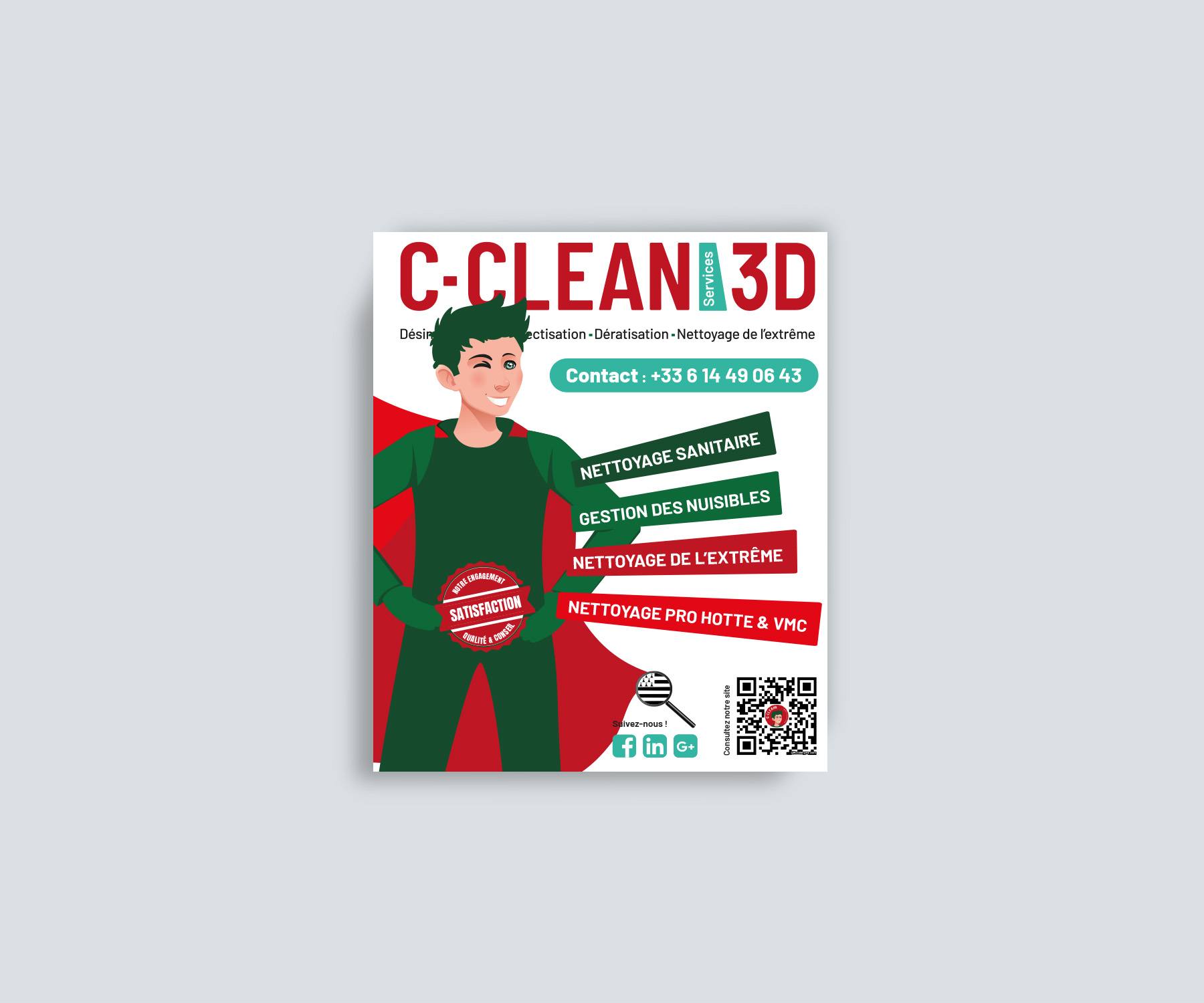 C-Clean Services 3D PA en couleur